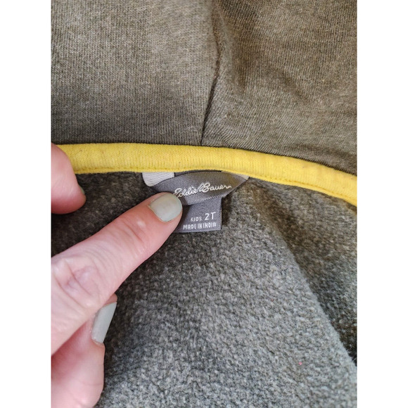 Eddie Bauer Boys Hoodie Size 2T Great Shape Gorpcore - Picture 4 of 6